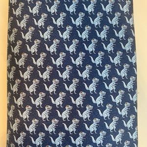 Authentic silk Hermes dinosaur tie